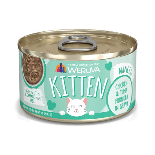 Weruva Kitten Chicken and Tuna in Gravy Wet Cat Food (3oz) - Aurora