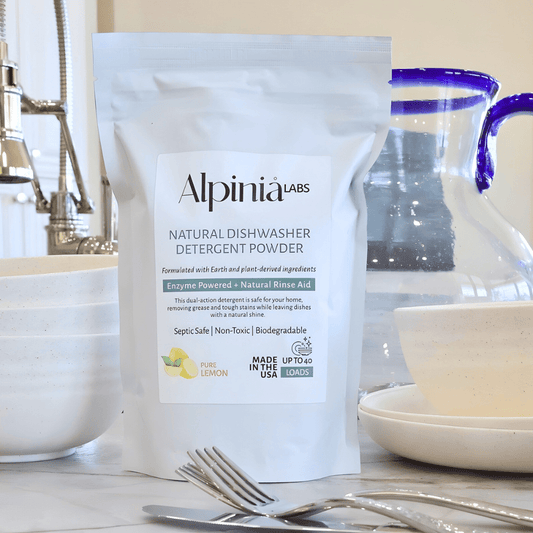 Powerful Dishwasher Detergent with Enzymes — No Microplastics, No Residue - Aurora