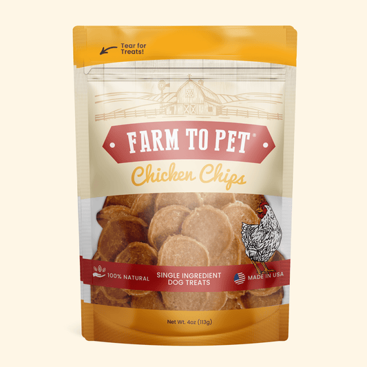 Chicken Chips for Dogs | All-Natural Single-Ingredient Dog Treats - Aurora