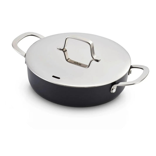 Ceramic Nonstick Sauté Pan with Lid, 3.5-Qt - Aurora