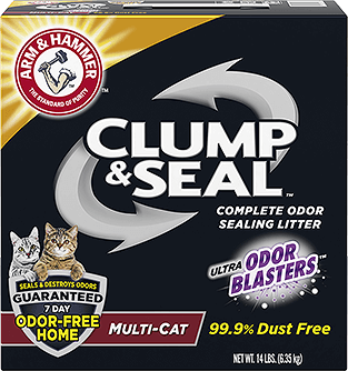Arm & Hammer Clump & Seal, Complete Odor Sealing Clumping Litter - Aurora